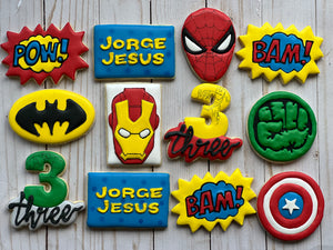 Superheroes Cookies