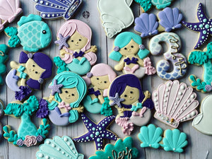 Mermaid theme Cookies
