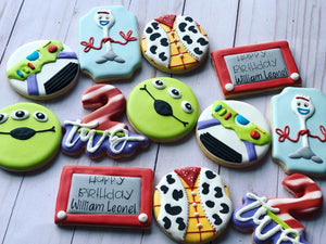 Toy story theme cookies