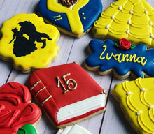 Load image into Gallery viewer, Beauty and the Beast Princess Cookies