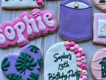 Load image into Gallery viewer, Candle Party Birthday Theme Cookies