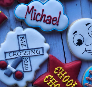 Train Theme Cookies