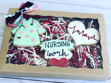 Load image into Gallery viewer, Nursing theme cookies gift