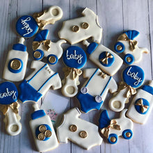 Load image into Gallery viewer, Boy Baby shower cookies