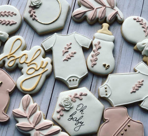 Girl Baby shower cookies