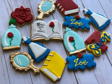 Load image into Gallery viewer, Beauty and the Beast Princess Cookies
