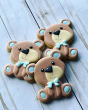 Load image into Gallery viewer, Bear Baby shower cookies