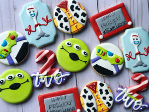 Toy story theme cookies