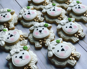 Lambs/ Confirmation / Communion / Baptism cookies