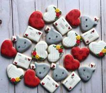 Load image into Gallery viewer, Valentines mini cookies- 2 dozen