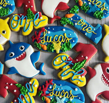 Load image into Gallery viewer, Baby shark Cookies