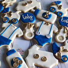 Load image into Gallery viewer, Boy Baby shower cookies