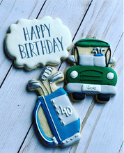 Load image into Gallery viewer, Custom golf Birthday Gift Cookies