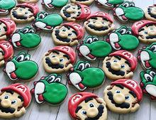 Load image into Gallery viewer, Mario theme Cookies