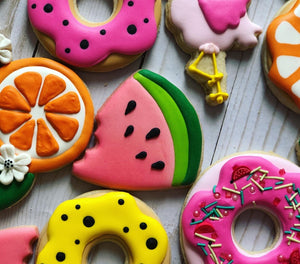 Tropical Summer theme Cookies