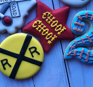 Train Theme Cookies