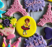 Load image into Gallery viewer, Tea Party Birthday Theme Cookies
