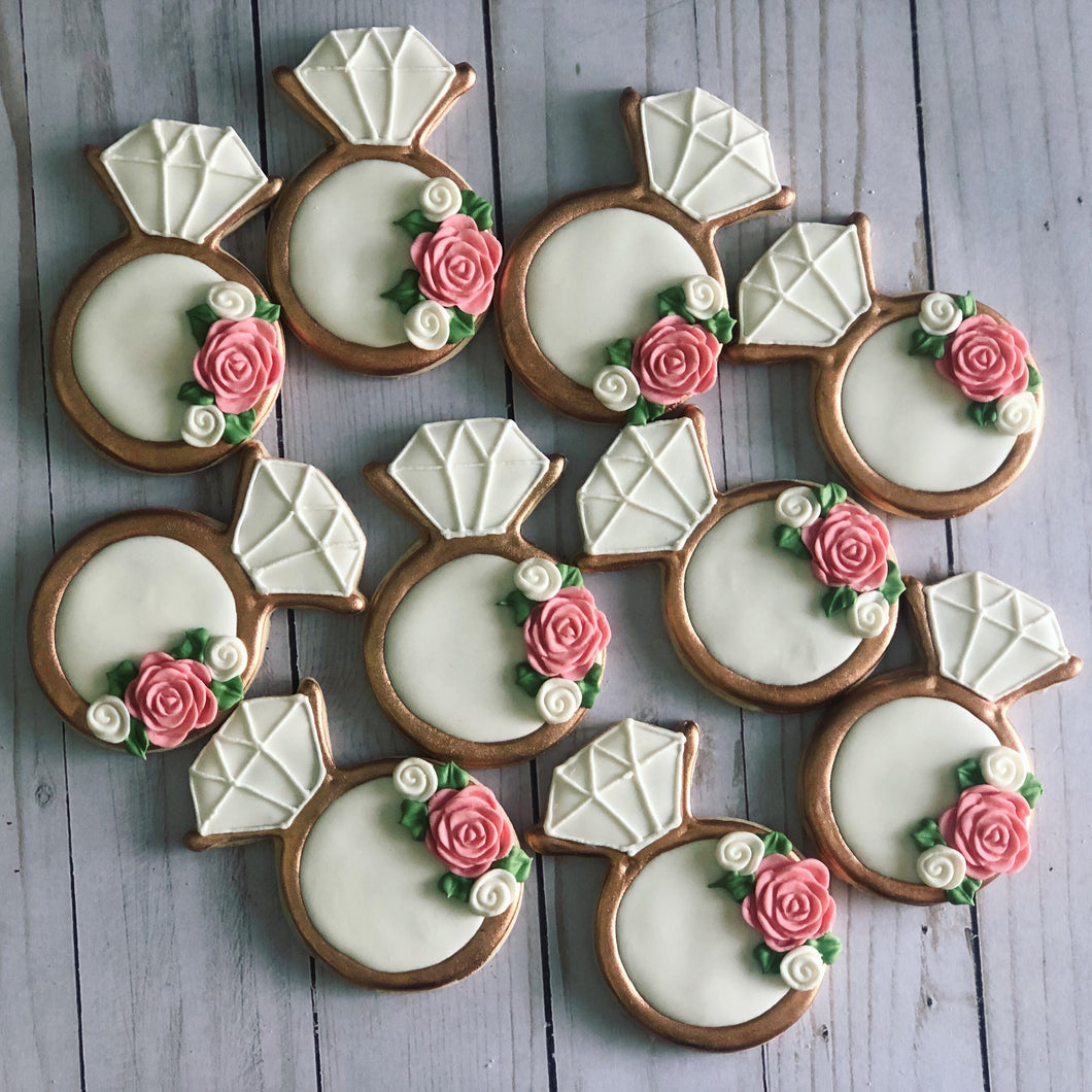 Bridal shower cookies