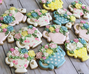 Tea cup Party Birthday Theme Cookies