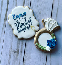 Load image into Gallery viewer, Bridesmaids / maid of honor cookies gift
