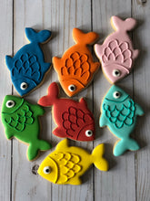 Load image into Gallery viewer, Fish Baby shower cookies