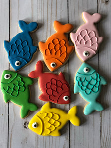 Fish Baby shower cookies