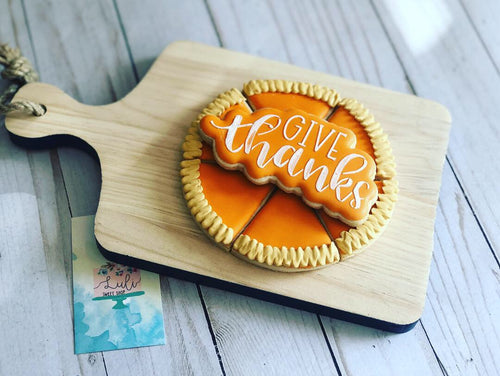Thanksgiving Pie cookies gift