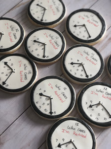 Retirement theme Cookies