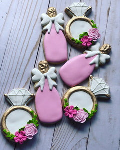 Bridal shower theme Cookies