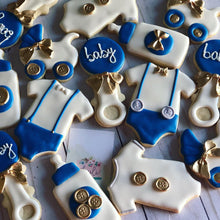 Load image into Gallery viewer, Boy Baby shower cookies