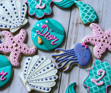 Load image into Gallery viewer, Mermaid theme Cookies