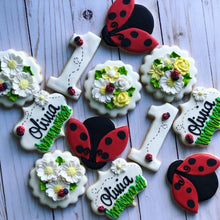 Load image into Gallery viewer, Ladybug Theme Cookies