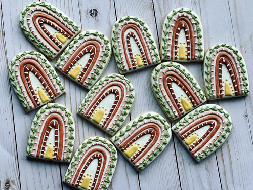 Boho Rainbow Cookies