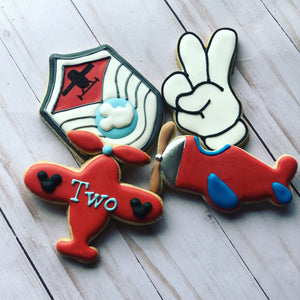 Mickey pilot theme cookies