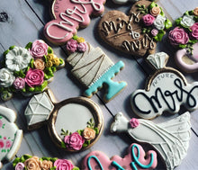 Load image into Gallery viewer, Bridal shower cookies