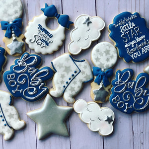 Baby shower cookies