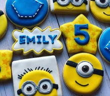 Load image into Gallery viewer, Minion theme cookies