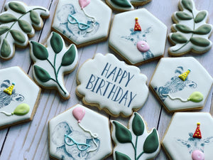 Safari Animal birthday Cookies