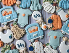 Load image into Gallery viewer, Autumn Baby shower cookies