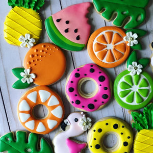 Tropical Fruit theme Cookies