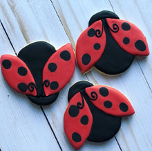 Load image into Gallery viewer, Ladybug Theme Cookies