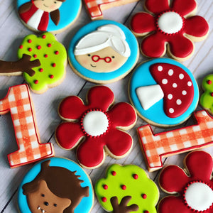 Little red Riding Hood Theme Cookies