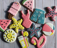 Load image into Gallery viewer, Summer  beach theme Cookies