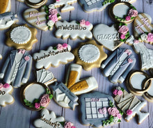 Load image into Gallery viewer, Wedding theme cookies