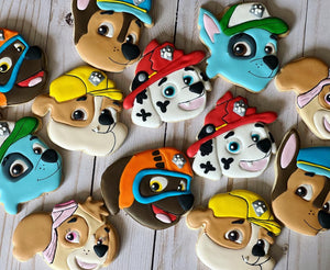 Paw patrol characters Cookies