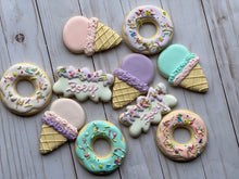 Load image into Gallery viewer, Ice cream Summer theme Cookies