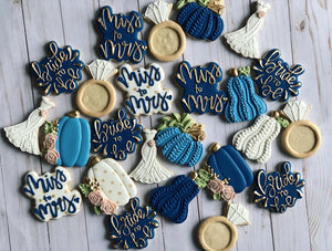 Wedding Bridal shower cookies