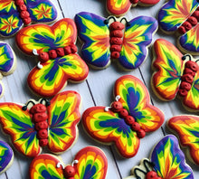 Load image into Gallery viewer, Tie dye Butterflies Cookies