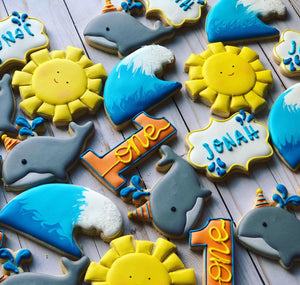 Whale theme Cookies