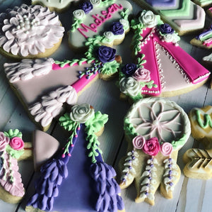 Boho Theme Cookies